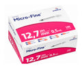 Microfine Syringe 0.5ml 12.7mm(30g) packet of 10